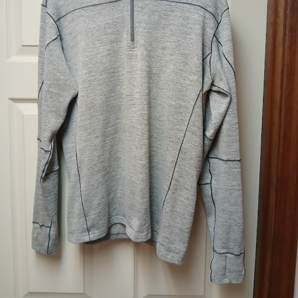 KUHL Ryzer 1/4 Zip Pullover Men's Size Large Tan Beige Heather Performance 3112 - Picture 2 of 16